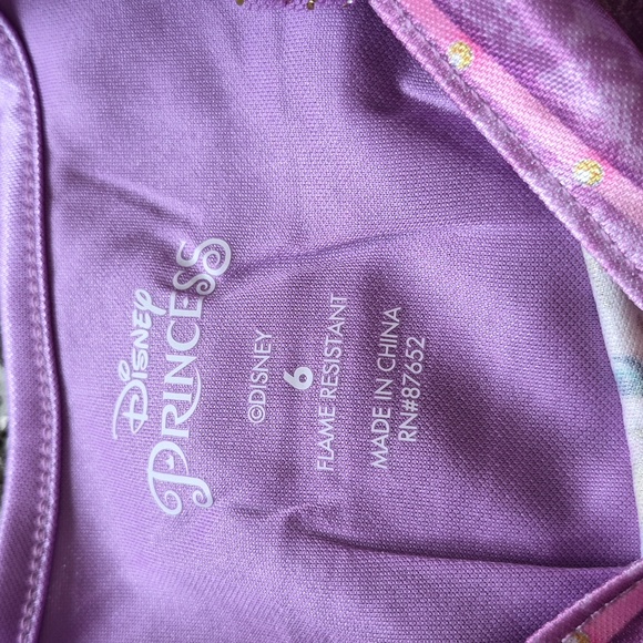 NEW Disney Princess Girls Rapunzel Nightgown - Picture 6 of 8